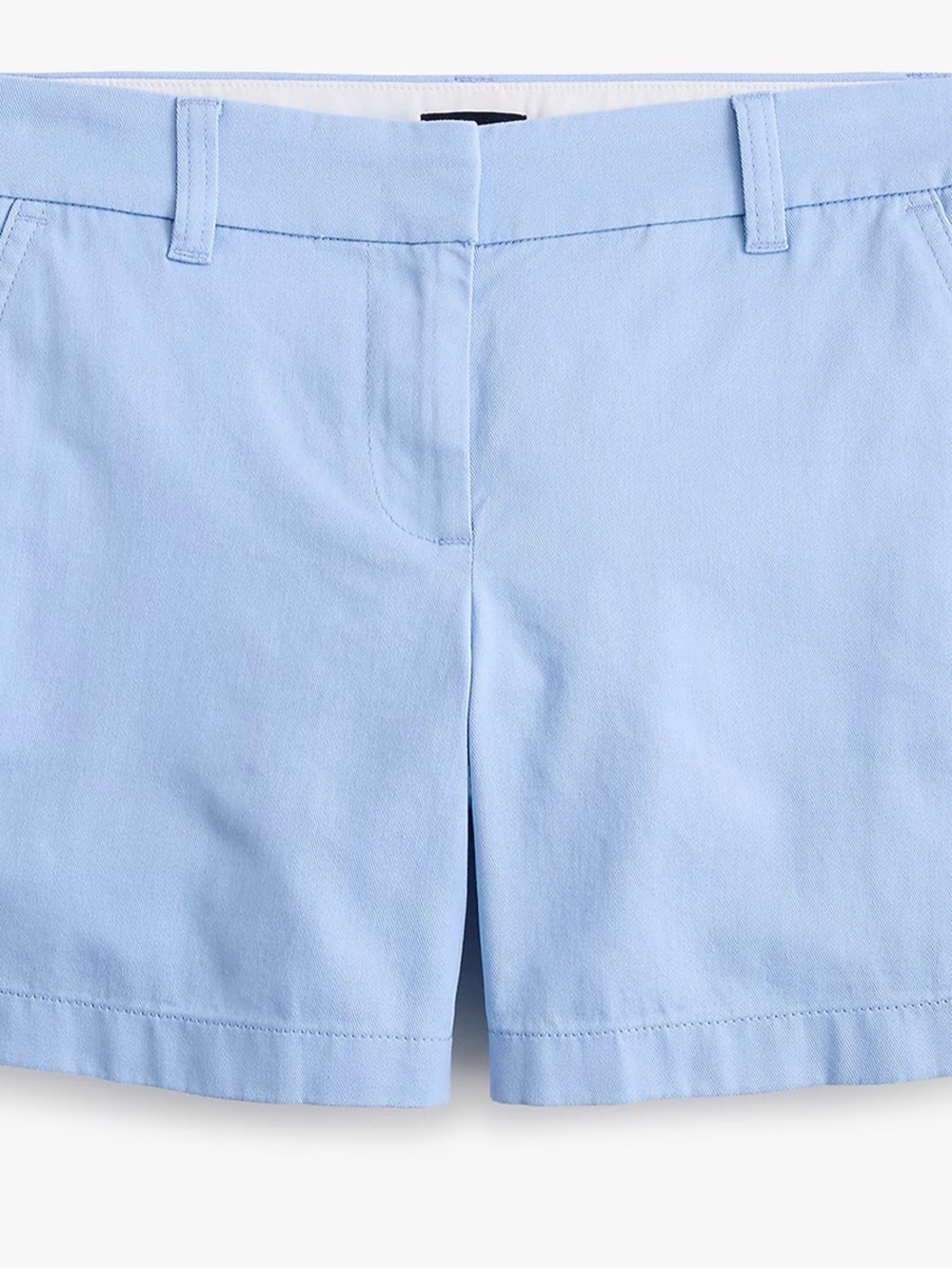 JJ.CREW 3.5" Chino Shorts Classic Fit Size 16 Blue Cotton NWT
